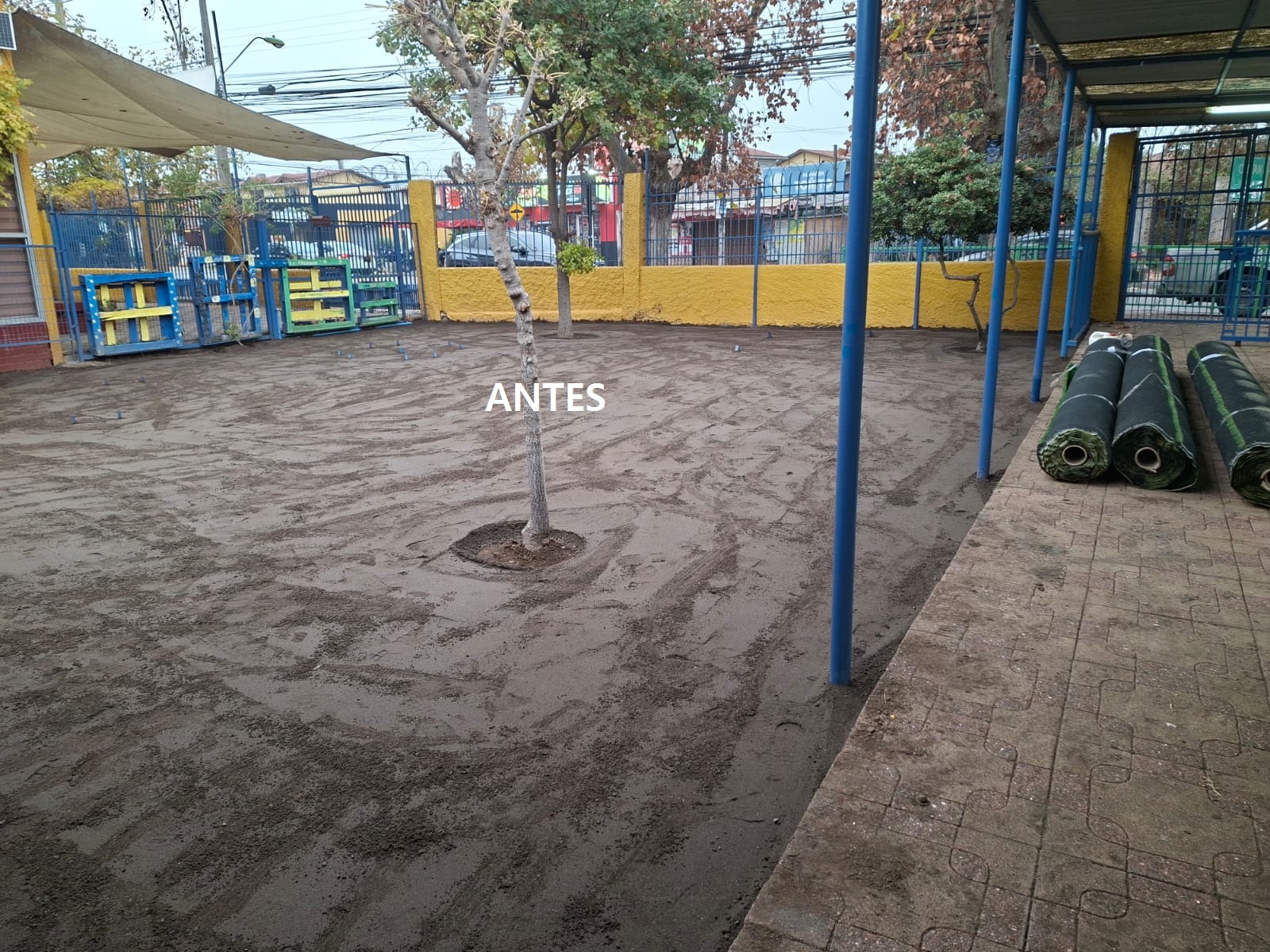 Remodelación patio nivel parvulario